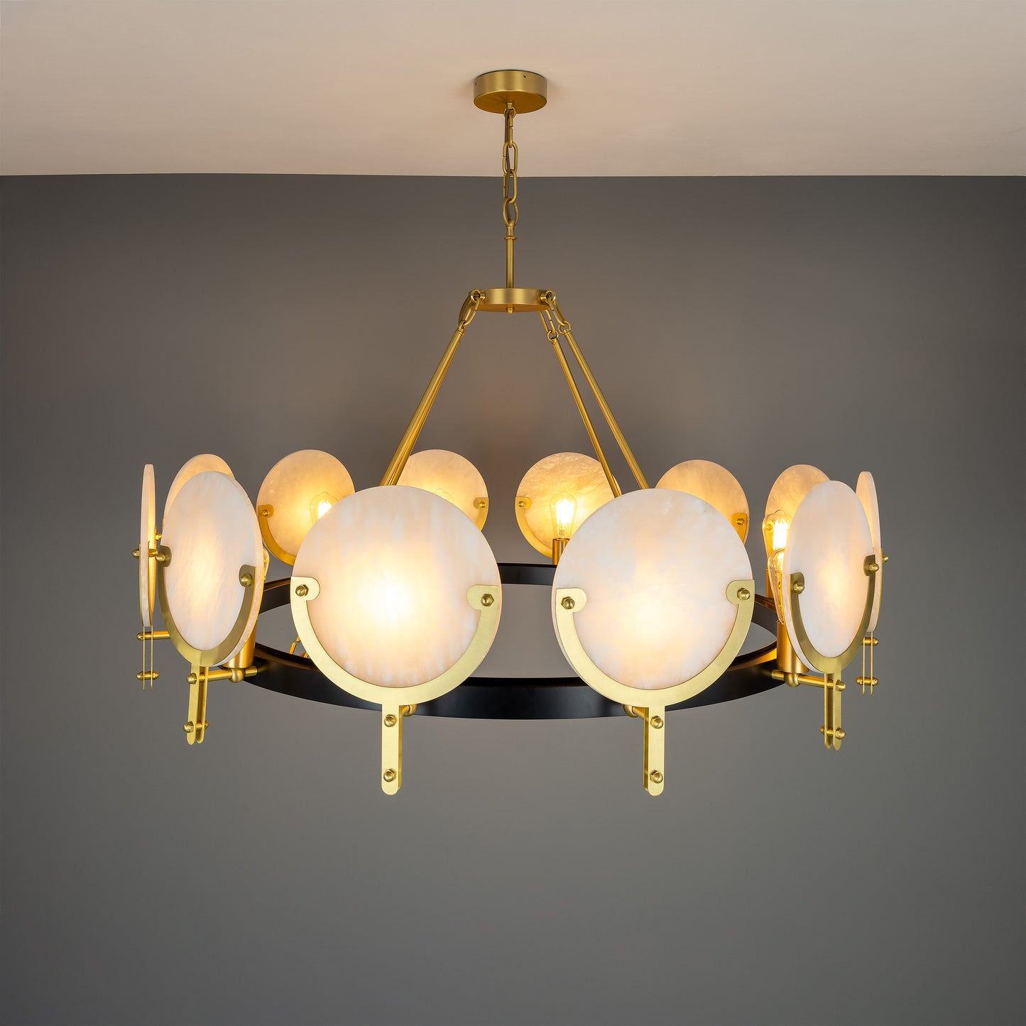 Lustre en albâtre d'Édimbourg