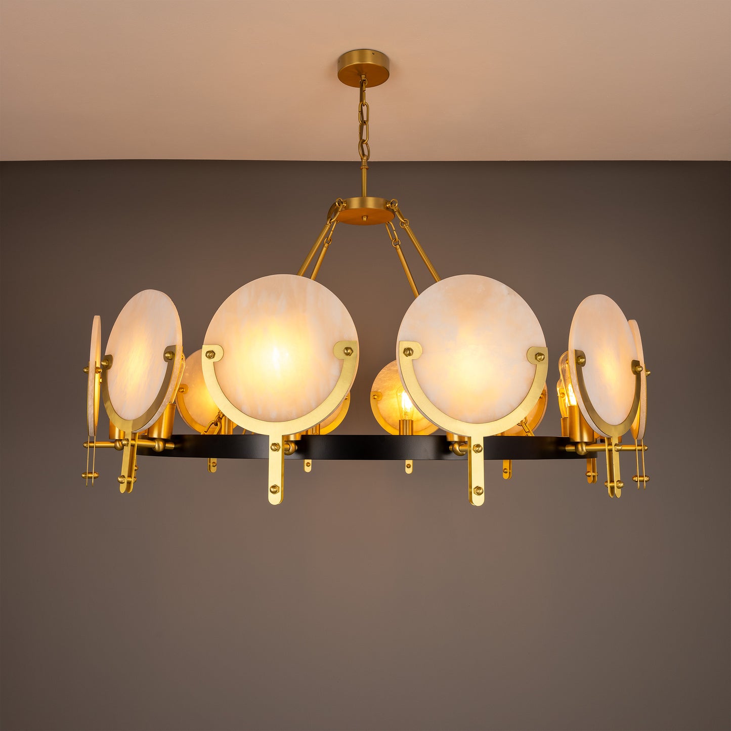 Lustre en albâtre d'Édimbourg