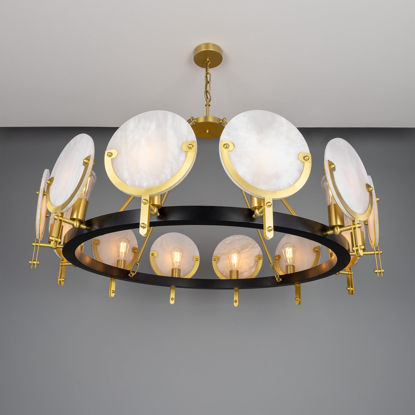 Lustre en albâtre d'Édimbourg