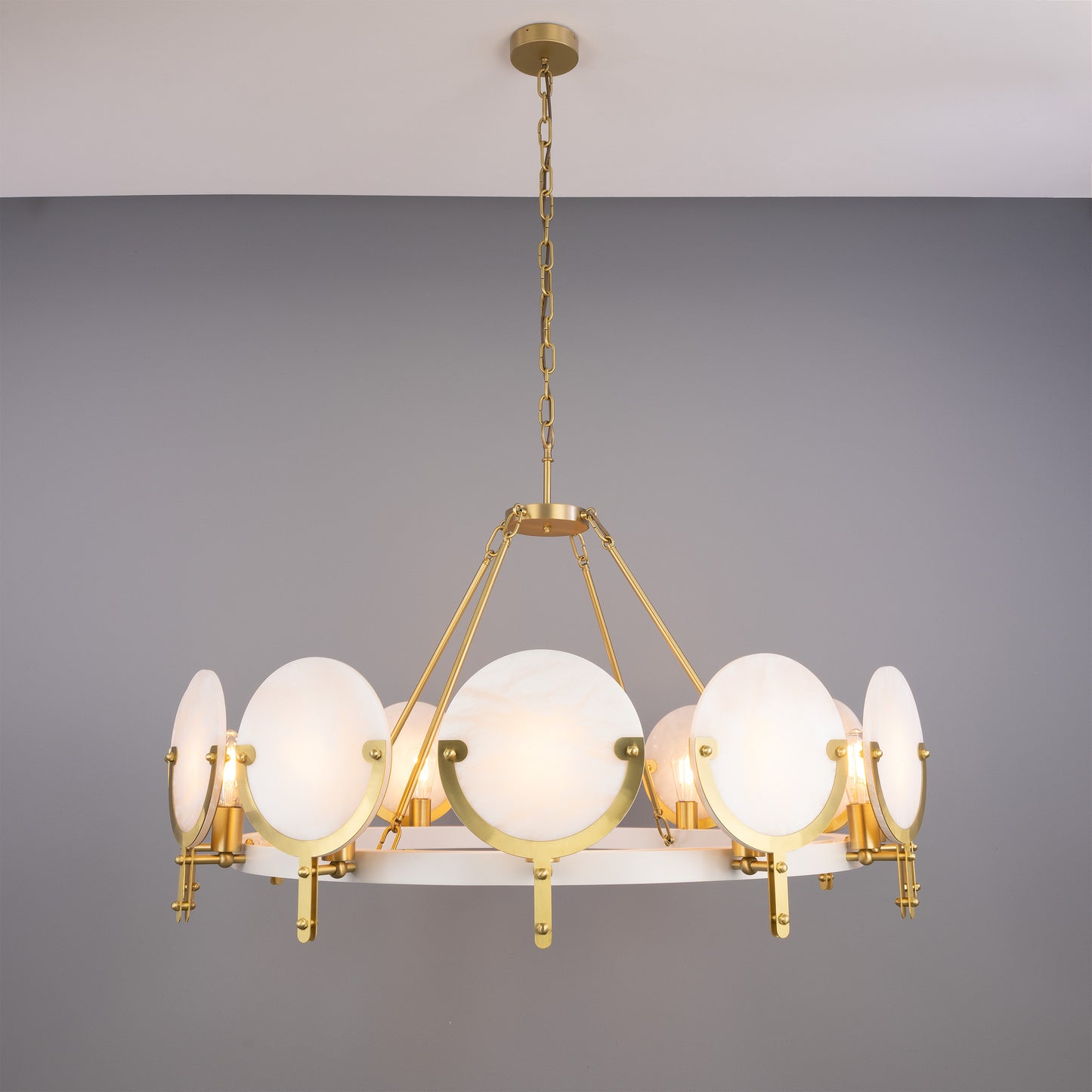 Lustre en albâtre d'Édimbourg