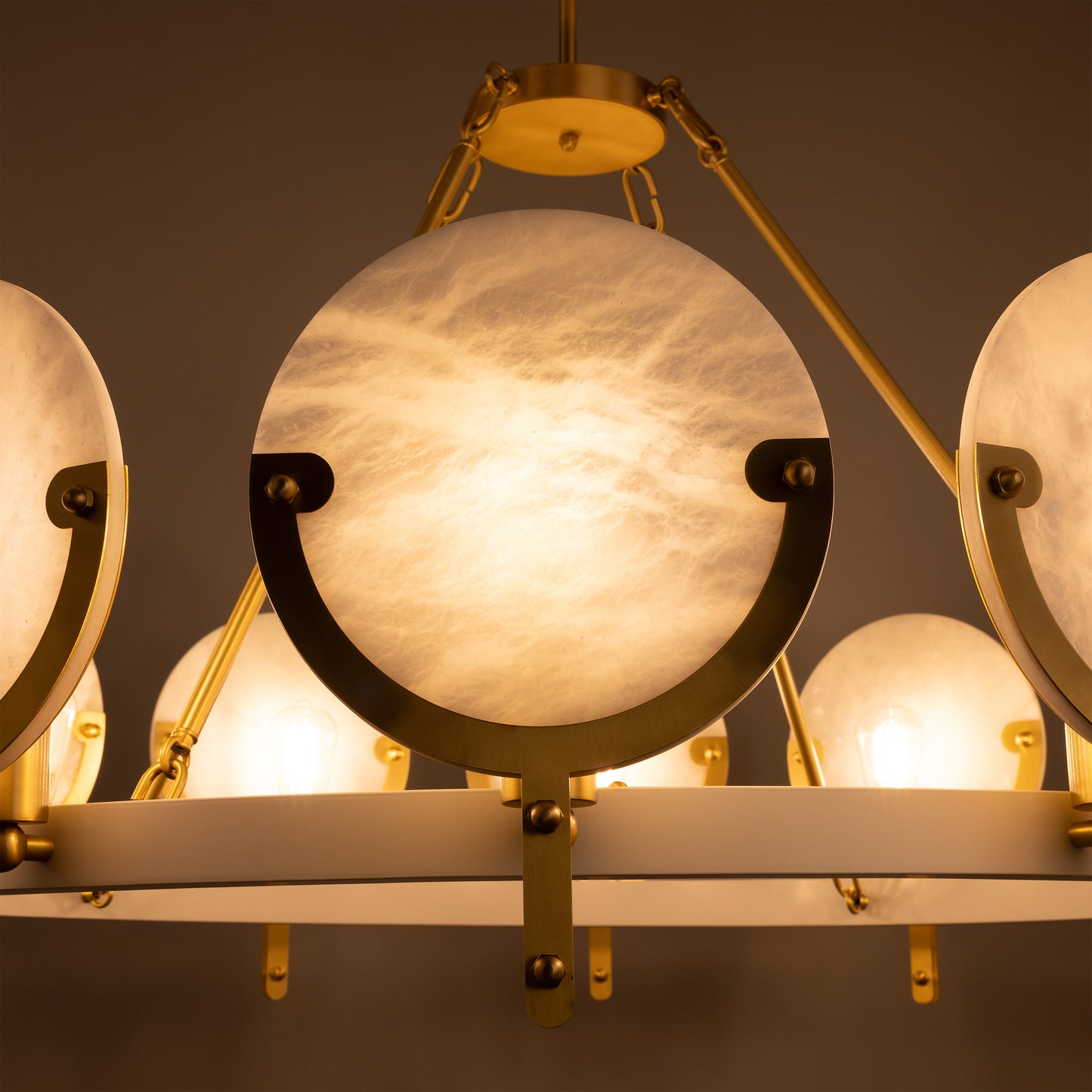 Lustre en albâtre d'Édimbourg