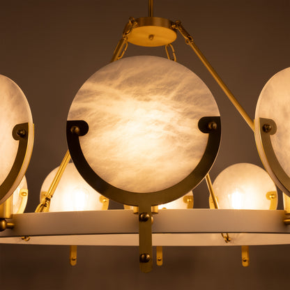 Lustre en albâtre d'Édimbourg