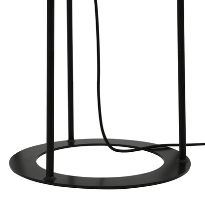 Lampadaire à trois pieds Borris avec abat-jour en tissu