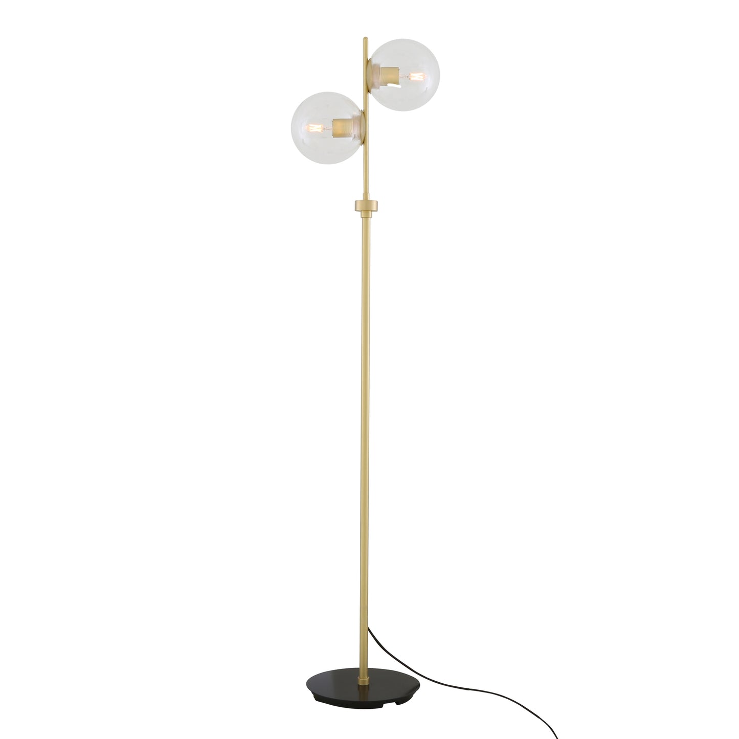 Lampadaire boule de verre Madison