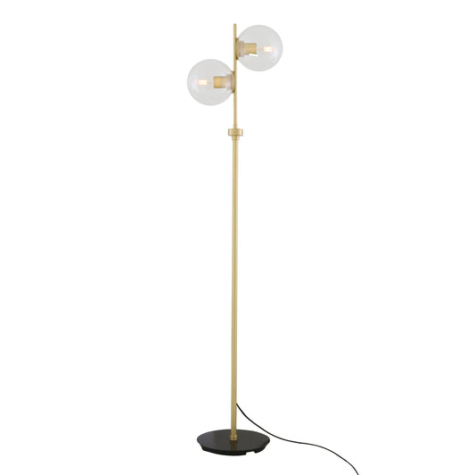 Lampadaire boule de verre Madison