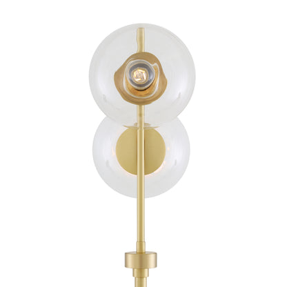 Lampadaire boule de verre Madison