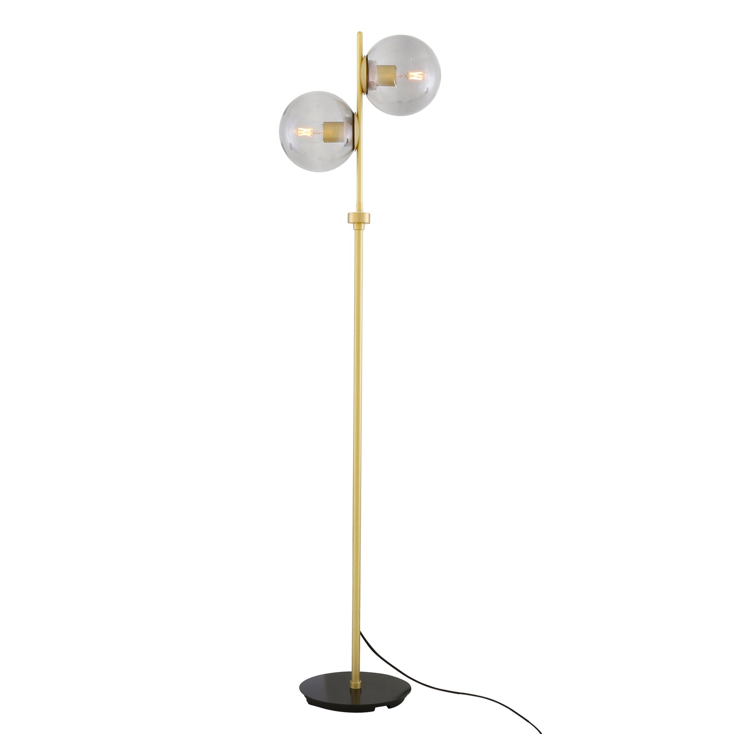 Lampadaire boule de verre Madison
