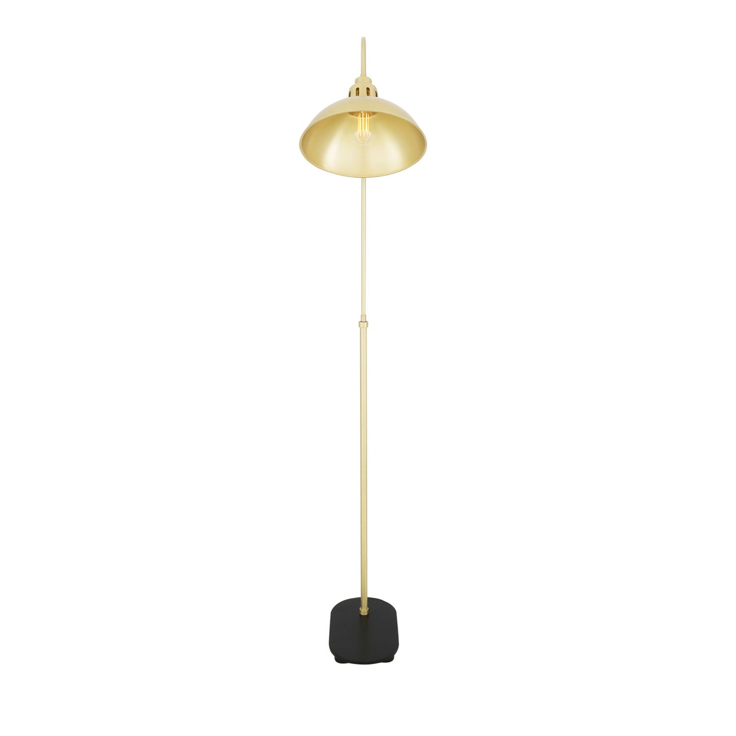 Lampadaire Faro moderne industriel en laiton
