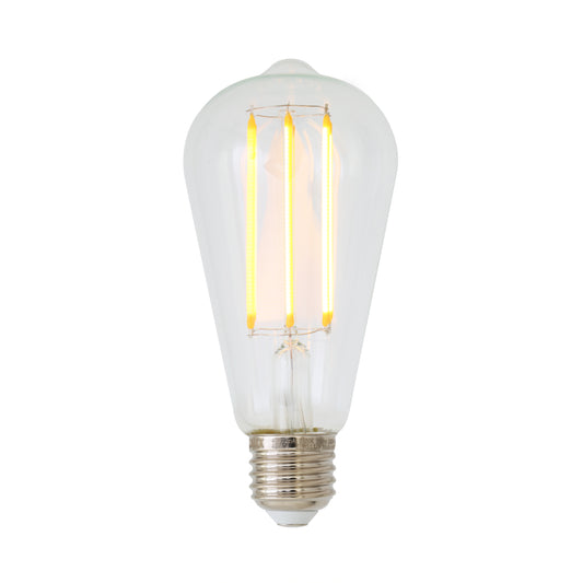 Ampoule LED à filament en forme de goutte d'eau, dimmable, culot E27, 4 W, 2300 K, 350 lm, 14 cm