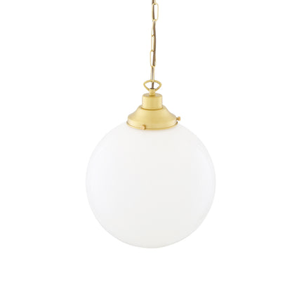 Yerevan Opal Glass Globe Pendant Light