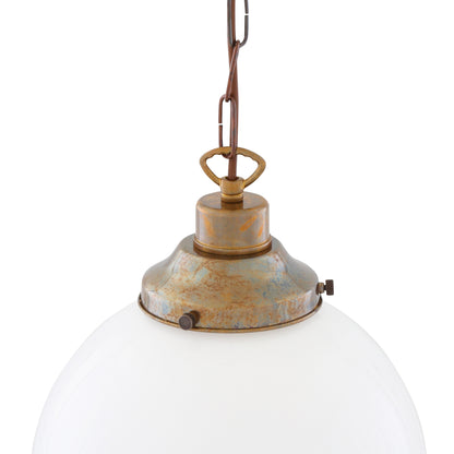 Yerevan Opal Glass Globe Pendant Light
