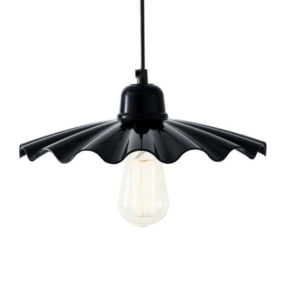 Ardle Ripple Shade Factory Pendant Light