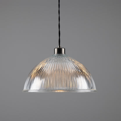 Nova Prismatic Glass Dome Pendant Light