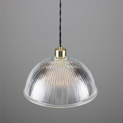 Nova Prismatic Glass Dome Pendant Light