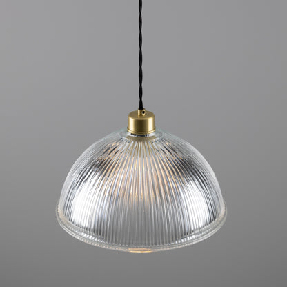 Nova Prismatic Glass Dome Pendant Light