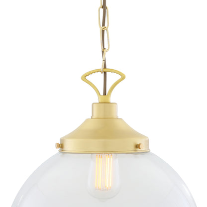 Suspension globe en verre transparent Riad