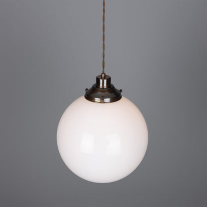 Gentry Opal Glass Globe Pendant Light