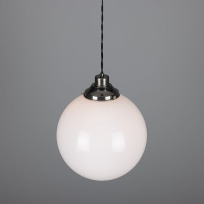 Gentry Opal Glass Globe Pendant Light