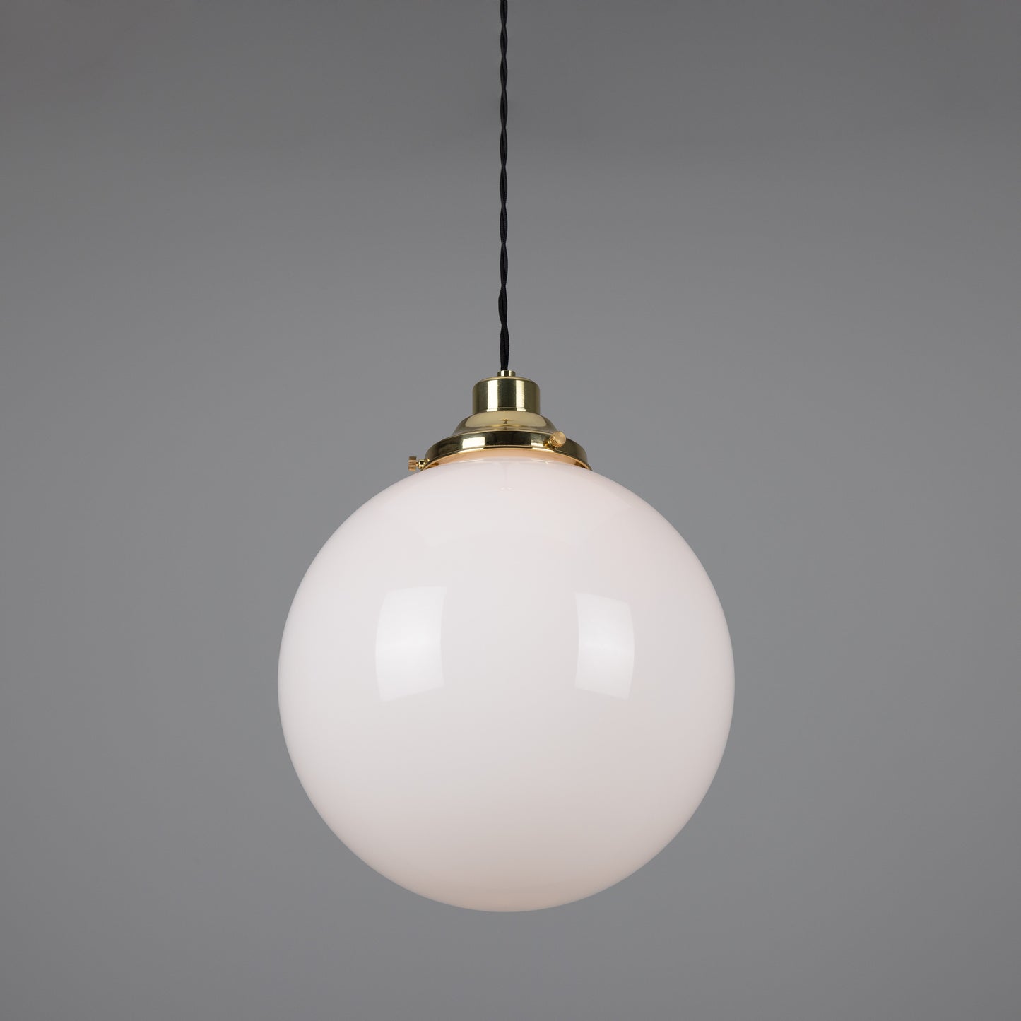 Gentry Opal Glass Globe Pendant Light