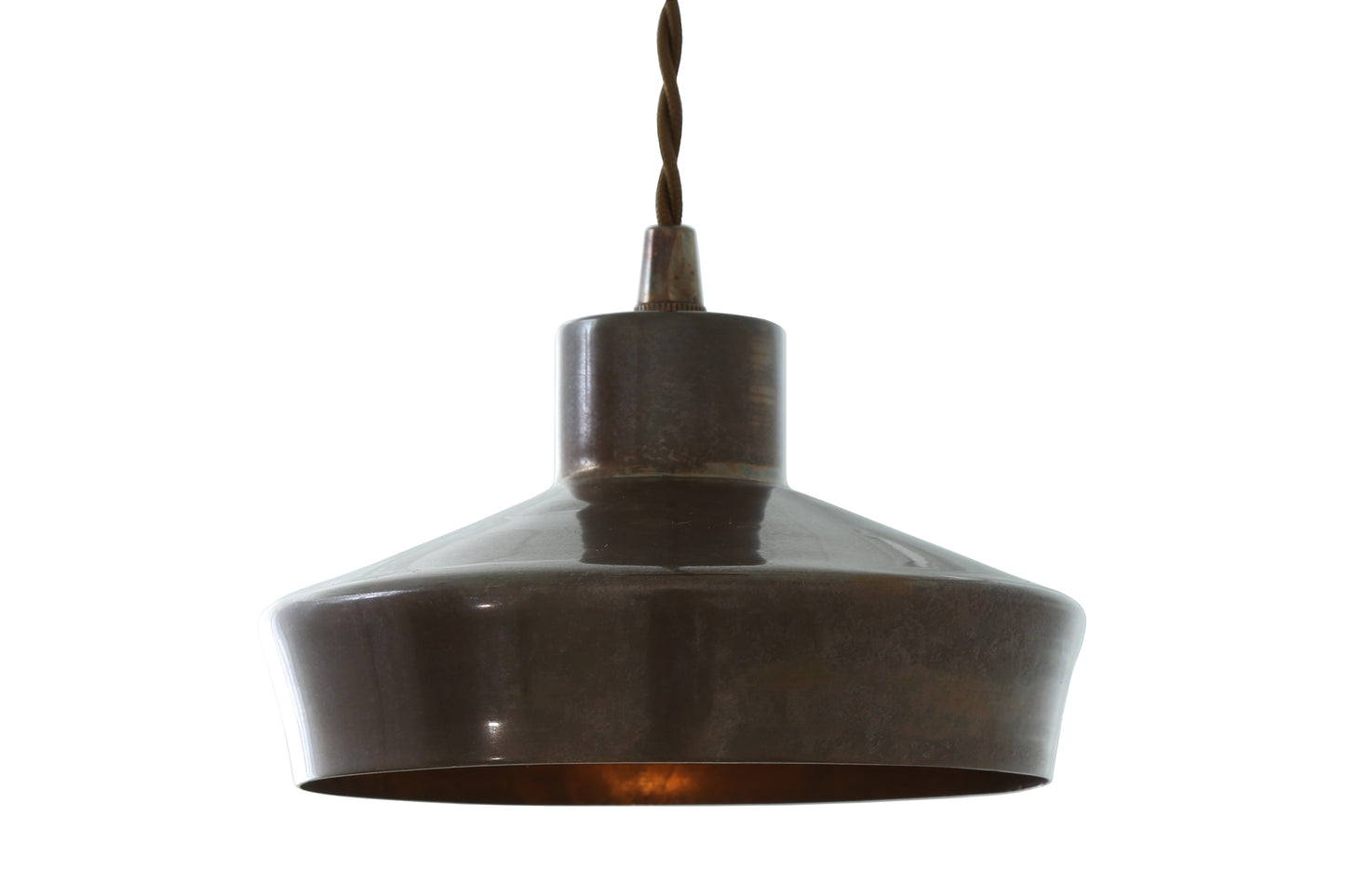 Splendor Small Modern Brass Pendant Light