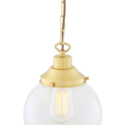 Suspension globe en verre transparent Riad
