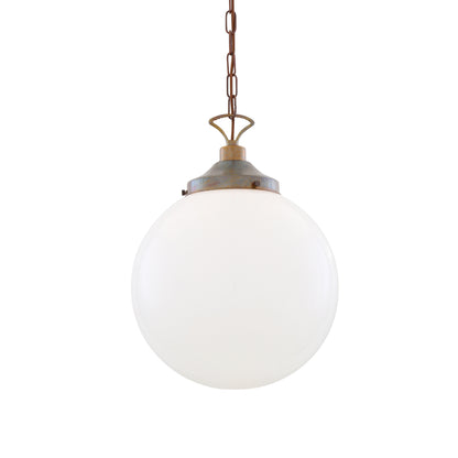 Yerevan Opal Glass Globe Pendant Light