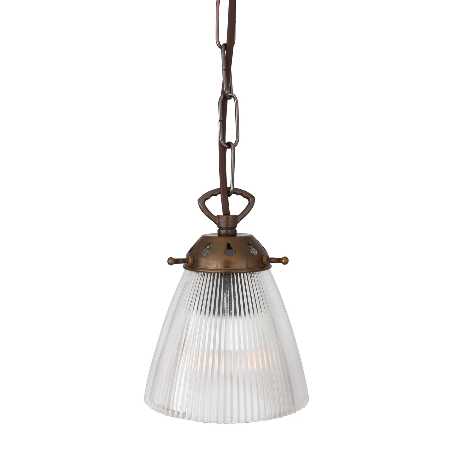 Suspension Gadar Small Holophane en verre