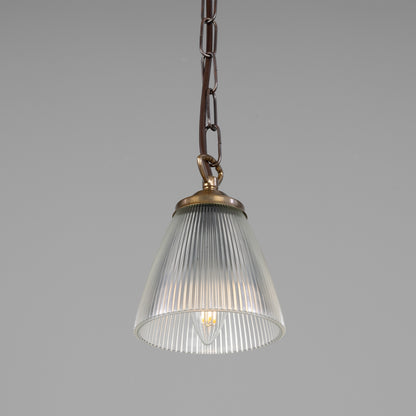 Suspension Gadar Small Holophane en verre