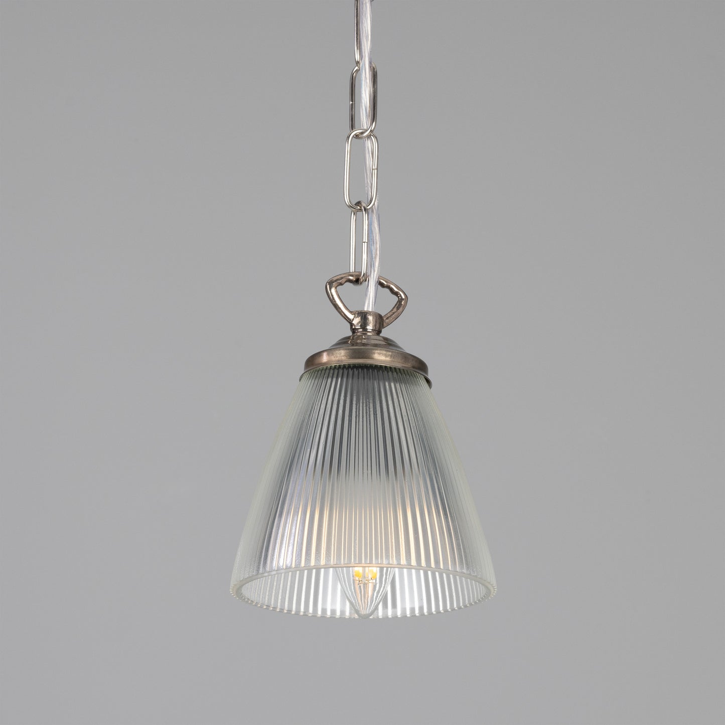 Suspension Gadar Small Holophane en verre