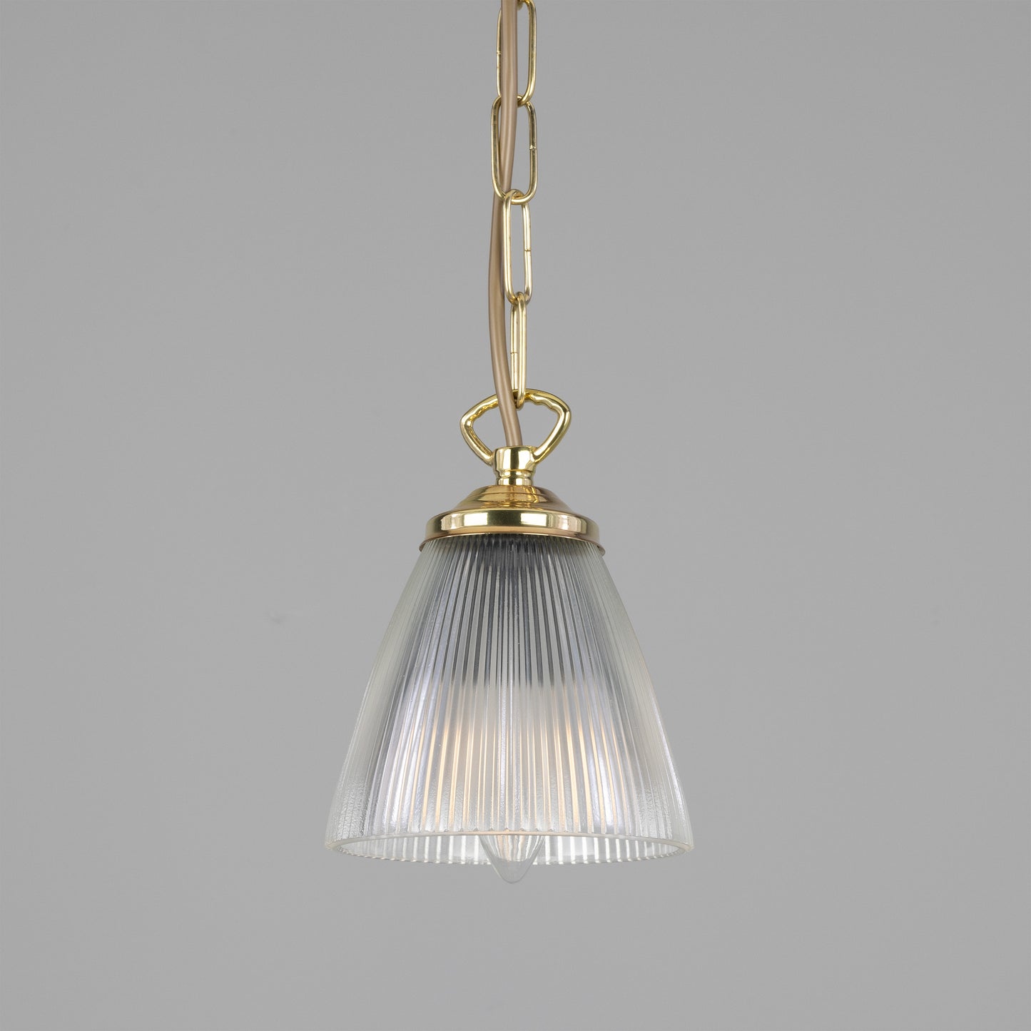 Suspension Gadar Small Holophane en verre