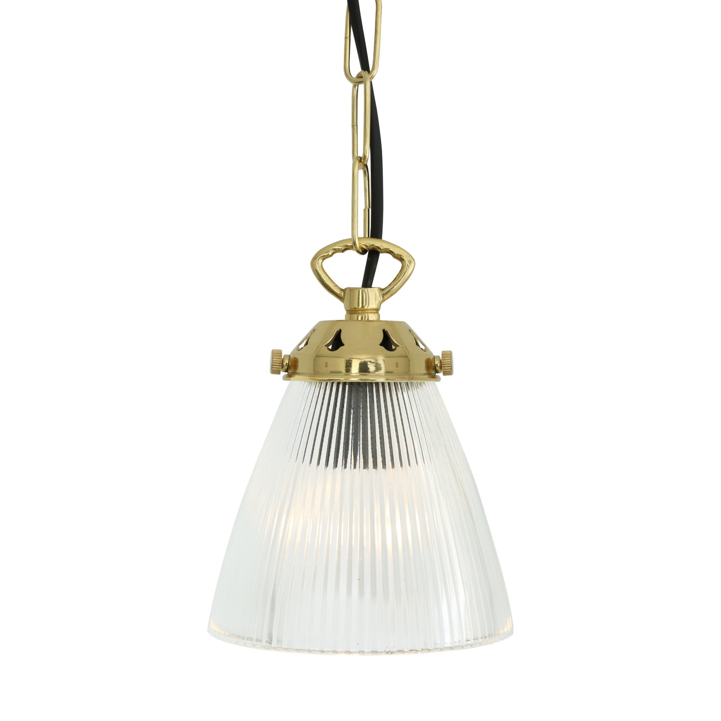 Suspension Gadar Small Holophane en verre