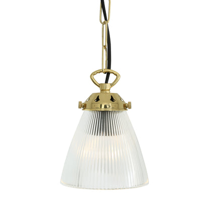 Suspension Gadar Small Holophane en verre