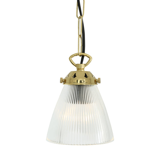 Suspension Gadar Small Holophane en verre