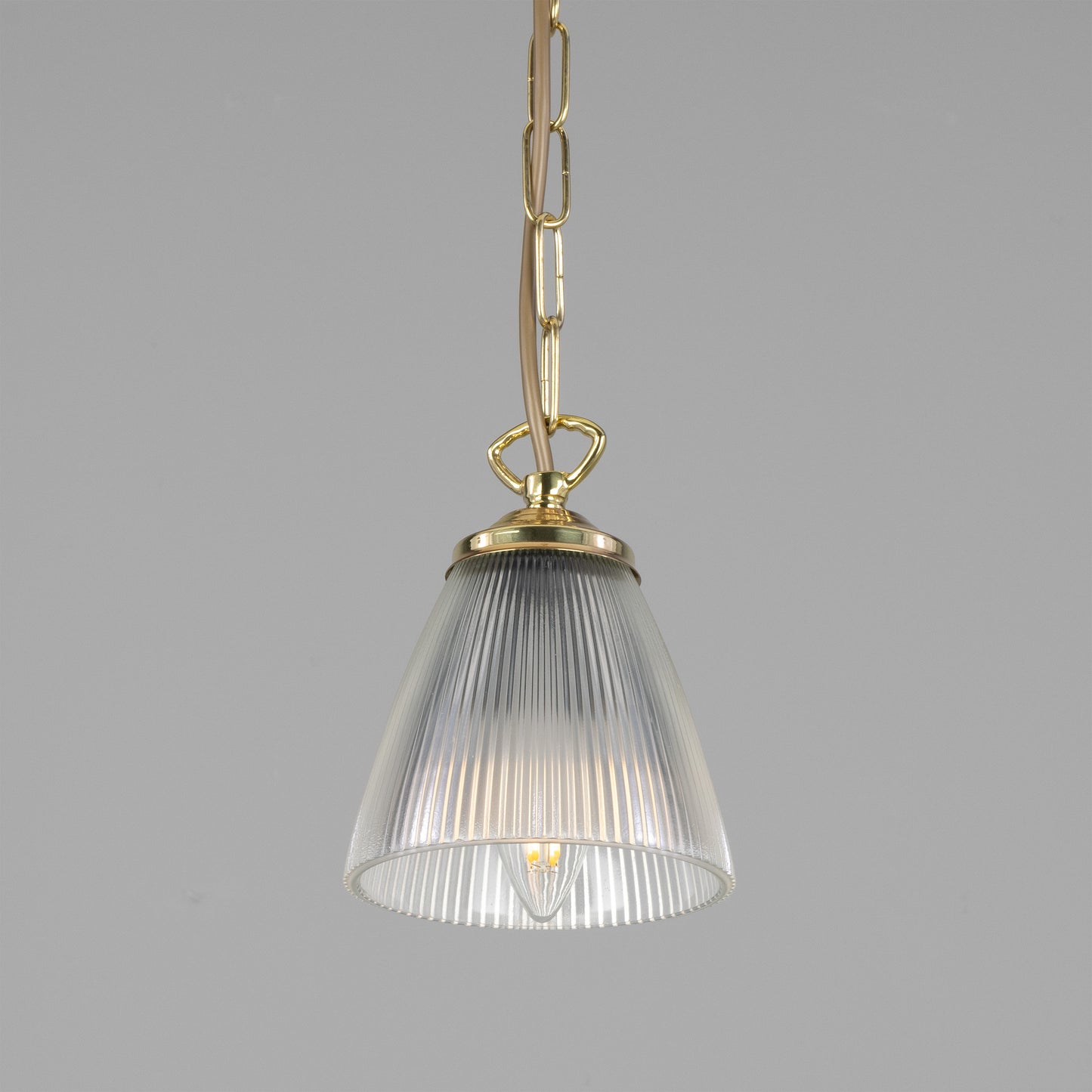 Suspension Gadar Small Holophane en verre
