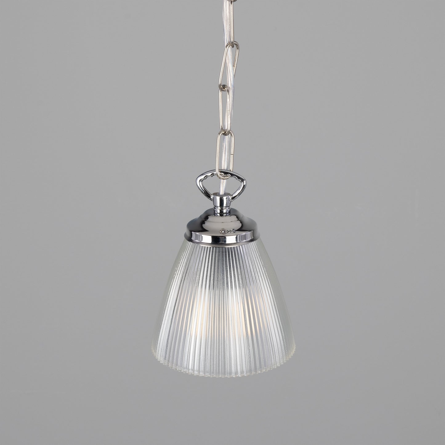 Suspension Gadar Small Holophane en verre