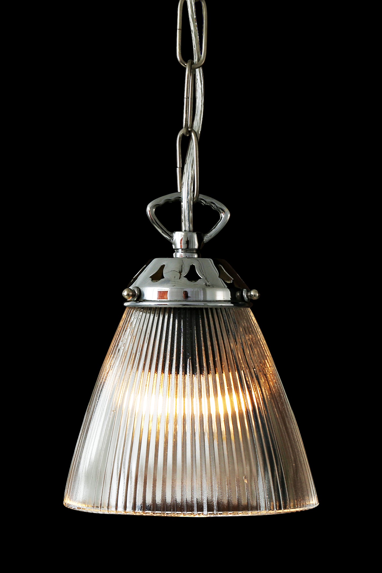 Suspension Gadar Small Holophane en verre