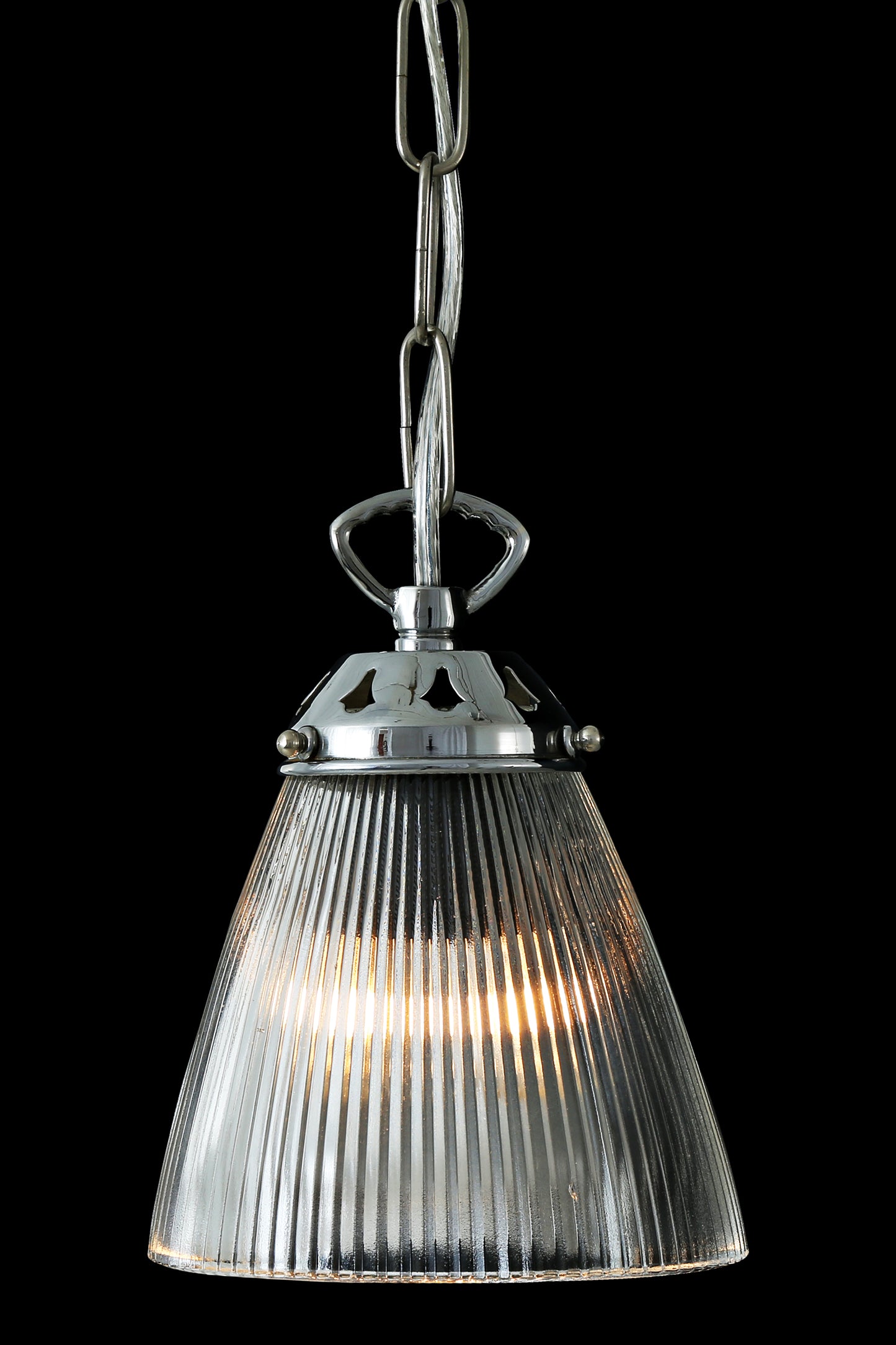 Suspension Gadar Small Holophane en verre