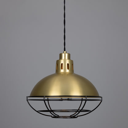 Chester Cage Factory Pendant Light