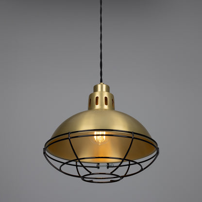 Chester Cage Factory Pendant Light