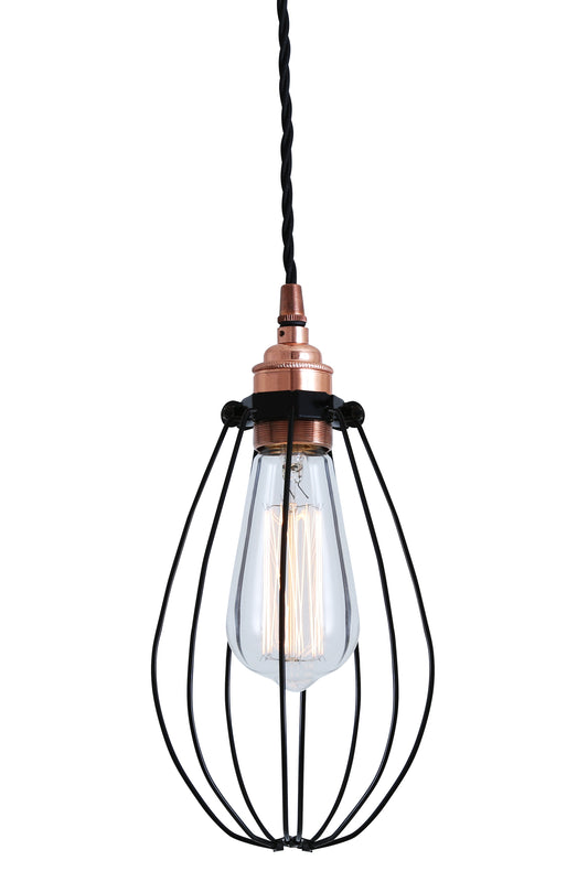 Suspension industrielle en cuivre Abuja Cage