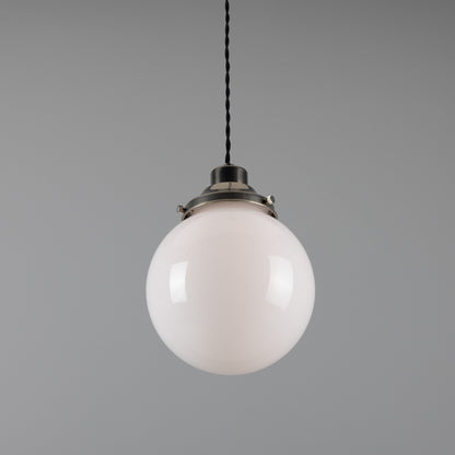 Gentry Opal Glass Globe Pendant Light