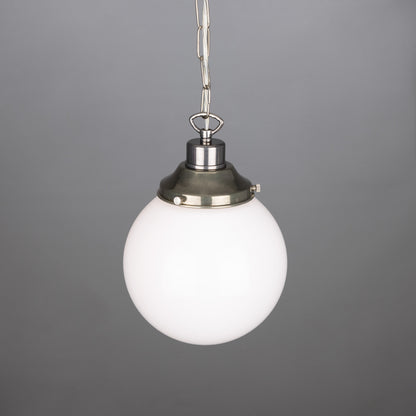 Yerevan Opal Glass Globe Pendant Light
