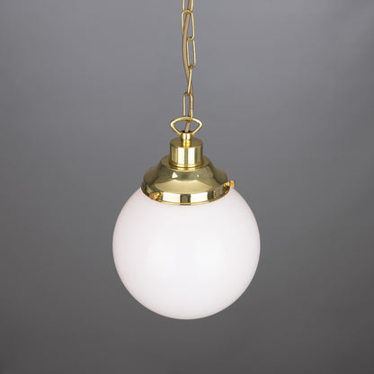 Yerevan Opal Glass Globe Pendant Light