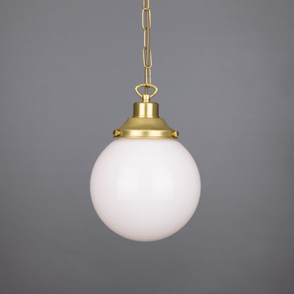 Yerevan Opal Glass Globe Pendant Light