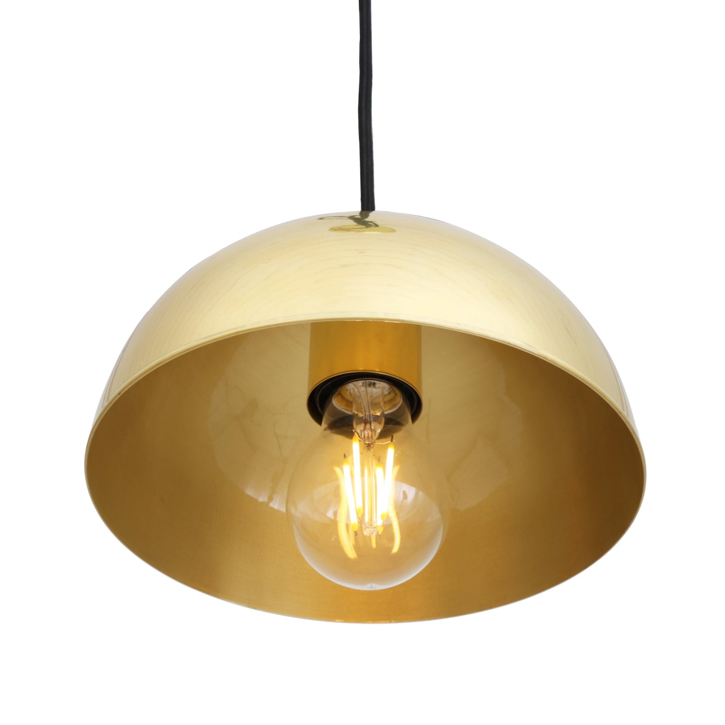 Maua Brass Dome Pendant Light