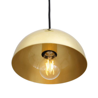 Maua Brass Dome Pendant Light