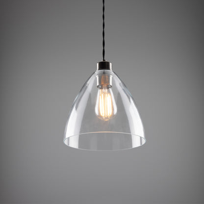 Luang Modern Clear Glass Pendant Light