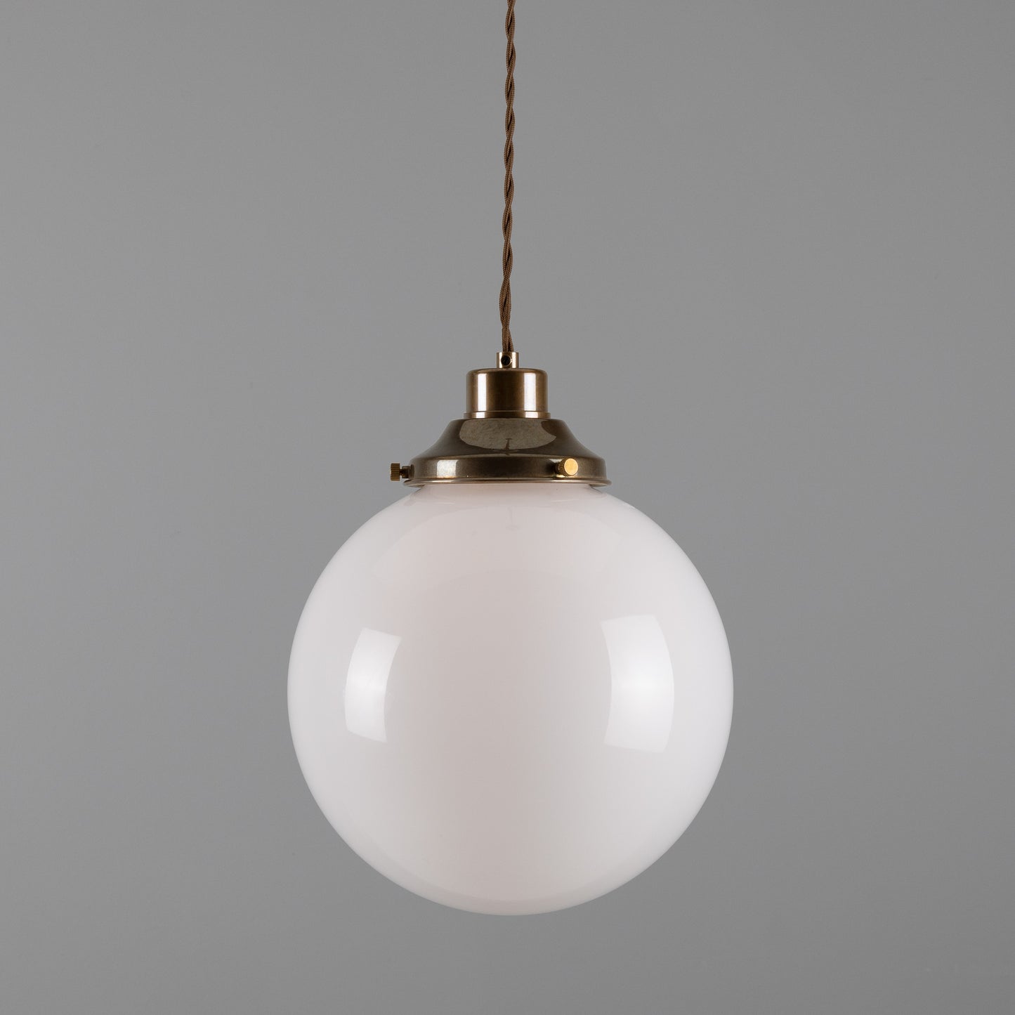 Gentry Opal Glass Globe Pendant Light
