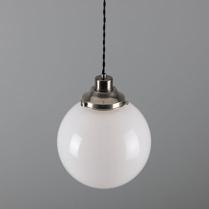 Gentry Opal Glass Globe Pendant Light