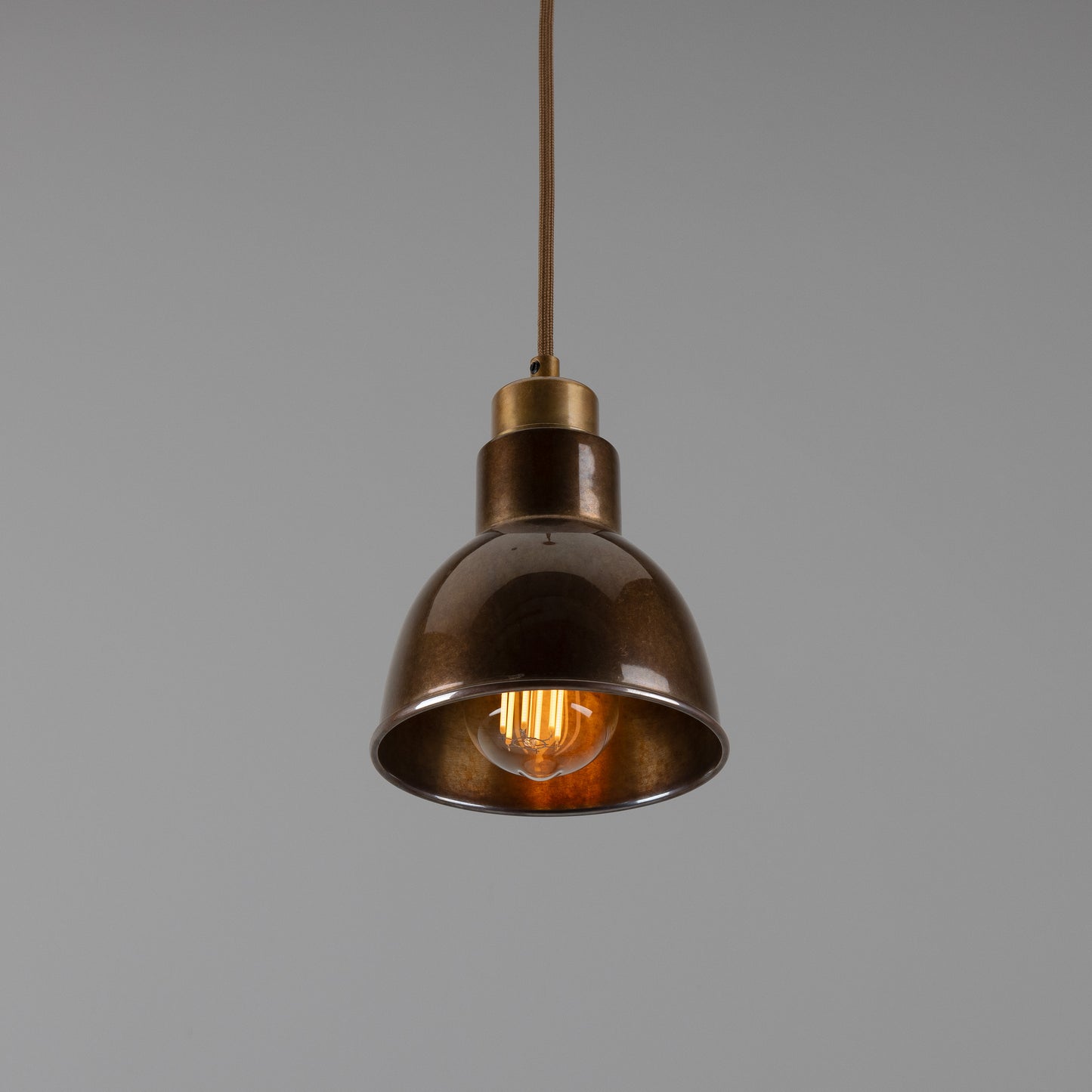 Suspension vintage en laiton de Bakou